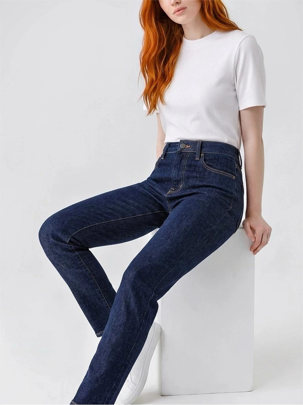 Good American Good Legs Skinny Jeans in Blue Size 6-12 NWT